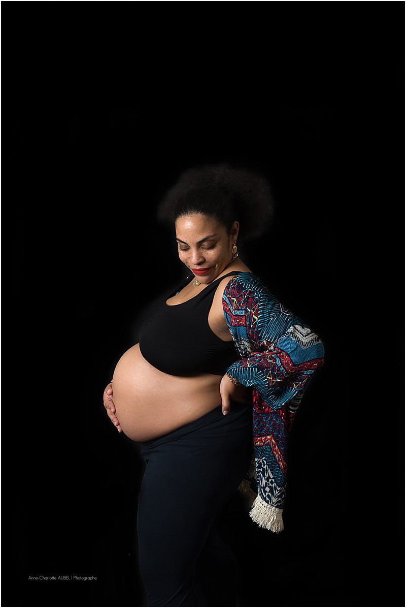 photographe femme black enceinte