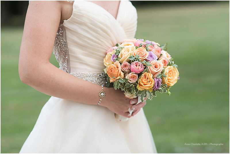 bouquet mariée coloré