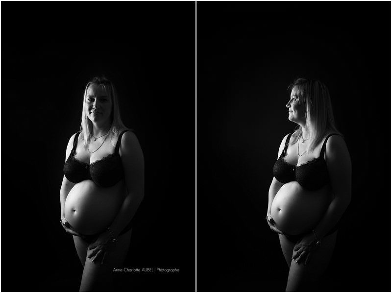 photos studio femme enceinte 