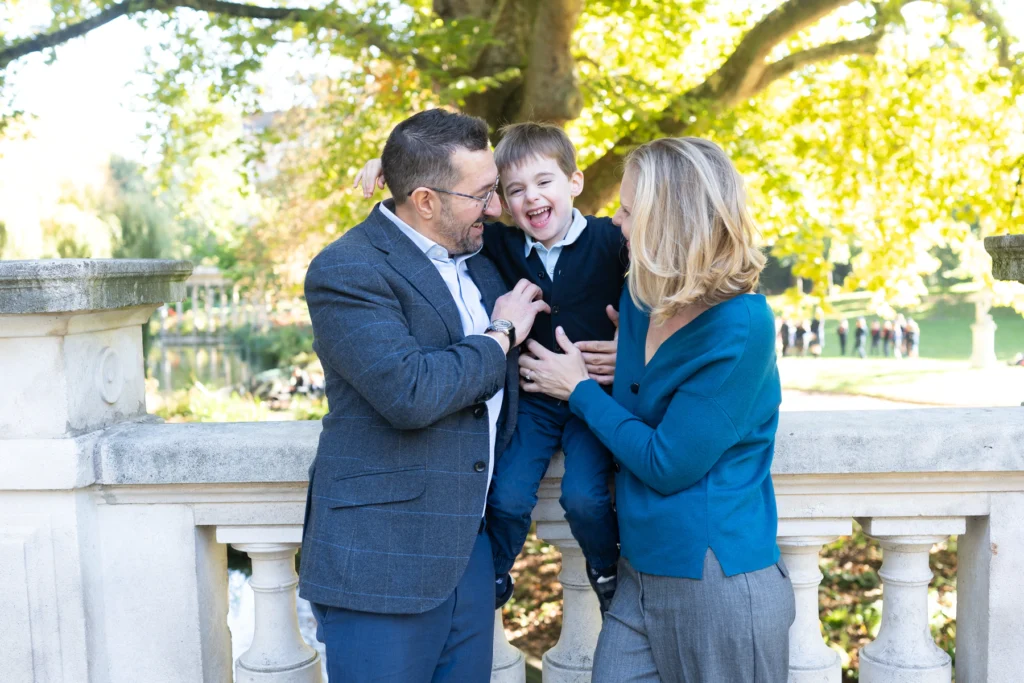 shooting photo en famille en automne