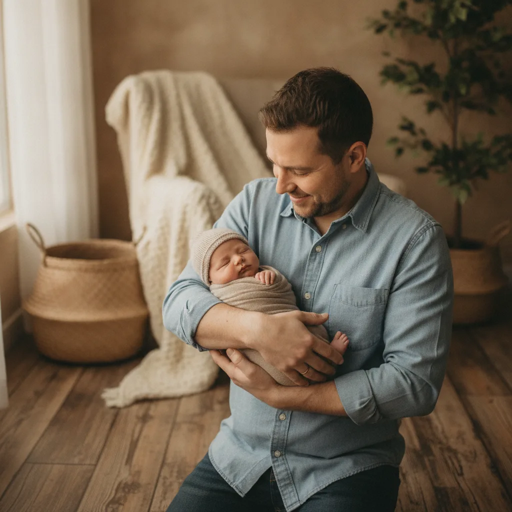 Papa séance photo nouveau-né | Conseils d'une photographe - papa seance photo nouveau ne